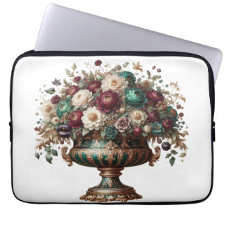 Capa Para Notebook Vaso Floral da Baviera Vitoriana