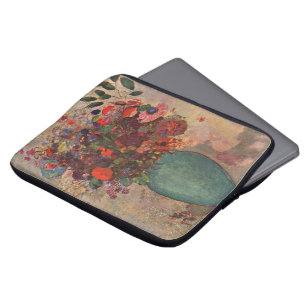 Capa Para Notebook Vaso Turco por Odilon Redon, Arte de Flores Vintag