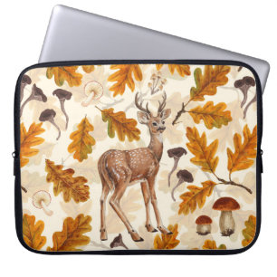 Capa Para Notebook Veado na floresta de outono