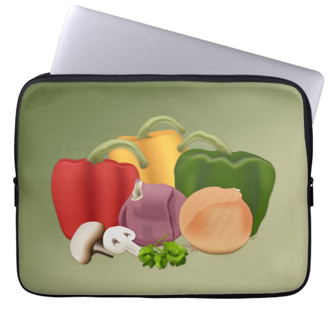 Capa Para Notebook Veggies (Frente)