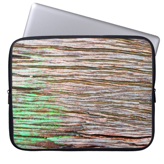 Capa Para Notebook Velho decor de madeira, fundo, conselho, castanho (Frente)