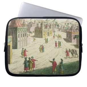 Capa Para Notebook Velho e Nova Deli (aquatint)