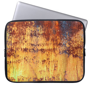 Capa Para Notebook Velho fundo e textura de ferrugem metálica, metal