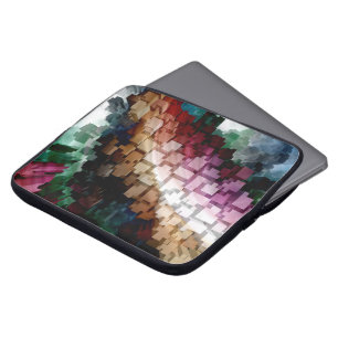 Capa Para Notebook Vento Escuro Cubo Centrado