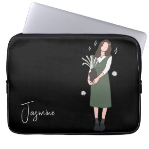 Capa Para Notebook Verdant Blossom Personalizável