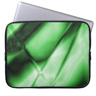 Capa Para Notebook Verde abstrato a bolsa de laptop de 15 polegadas
