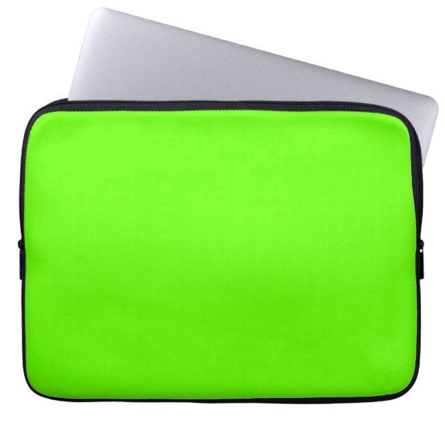 Capa Para Notebook Verde claro (cor sólida) (Frente)