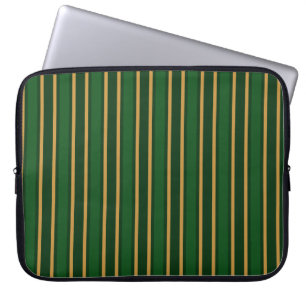 Capa Para Notebook Verde da gazela e listras dos doces do ouro