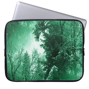 Capa Para Notebook Verde de inverno...