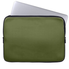 Capa Para Notebook Verde-do-exército (cor sólida)