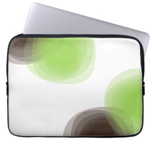 Capa Para Notebook Verde, moderno, simples, abstrato gráfico de flore