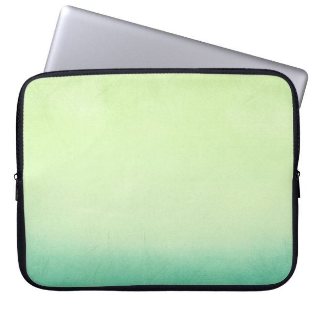 Capa Para Notebook Verde plano de fundo amarelo colorido (Frente)