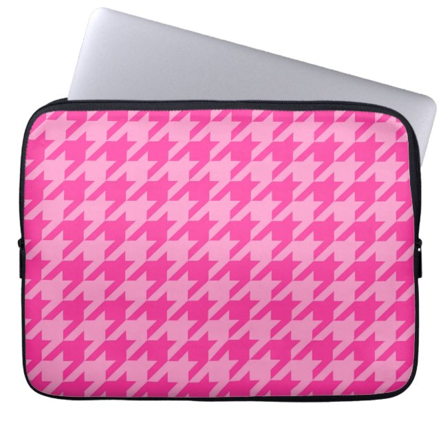 Capa Para Notebook Verificação de Xadrez do sanooth rosa (Frente)