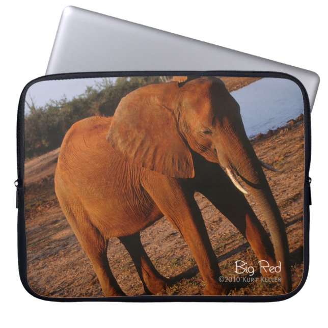 Capa Para Notebook Vermelho Grande (Frente)