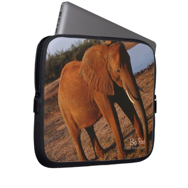 Capa Para Notebook Vermelho Grande (Frente Esquerda)