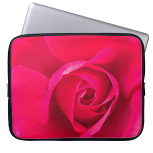 Capa Para Notebook Vermelho Romântico Rosa Rosa v2