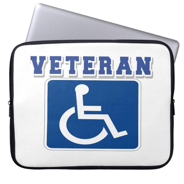 Capa Para Notebook Veterano deficiente (Frente)