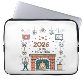Capa Para Notebook Vetor de Cultura Aconchegante 2026 é o Novo 2016