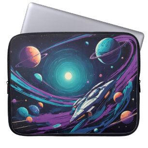 Capa Para Notebook viagem de espaço
