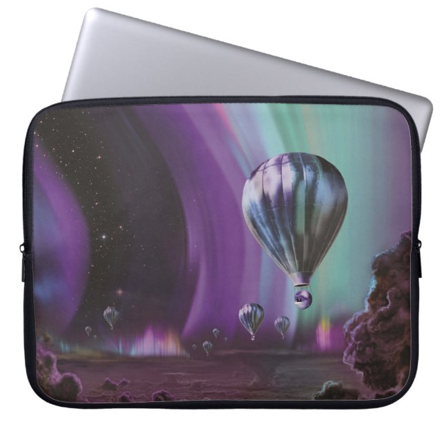 Capa Para Notebook Viagem de Júpiter por Auroras Pesadas do Balão de  (Frente)