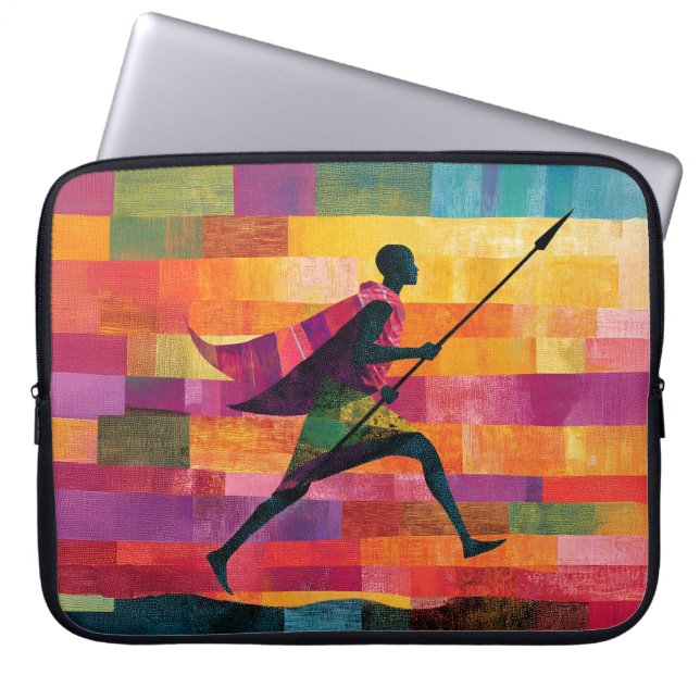 Capa Para Notebook Viagem do Guerreiro Maasai (Frente)