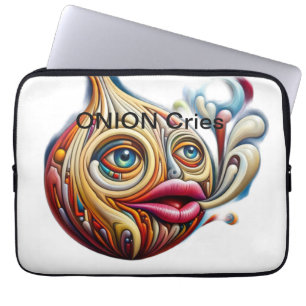 Capa Para Notebook 🎨 Viagem Emocional de uma ONION.