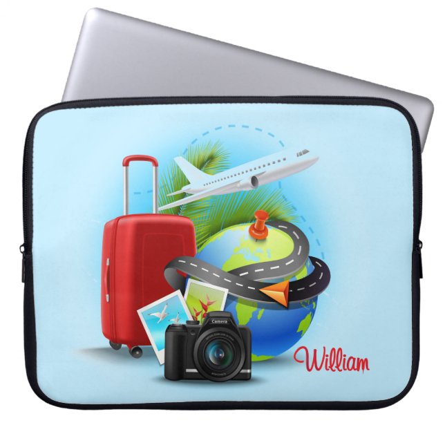 Capa Para Notebook Viajante Personalizado (Frente)