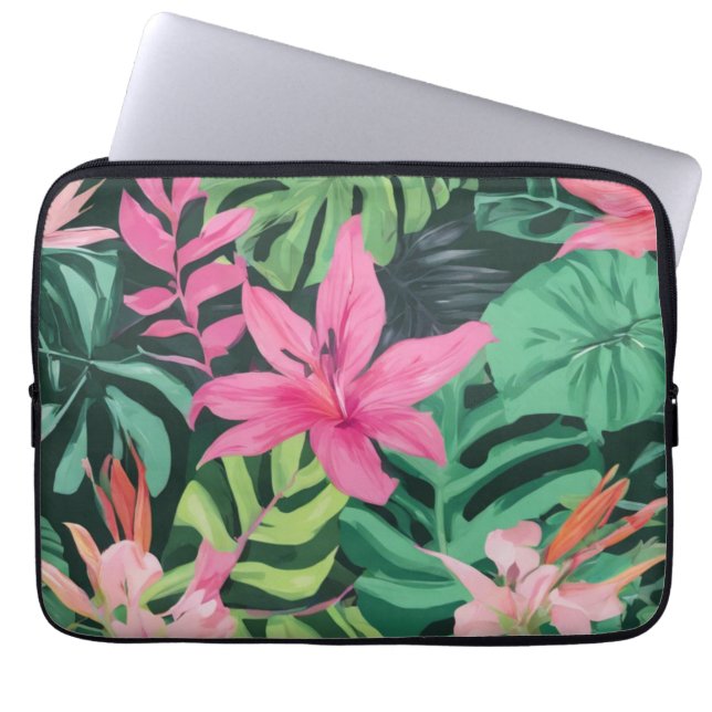 Capa Para Notebook Víblias tropicais (Frente)