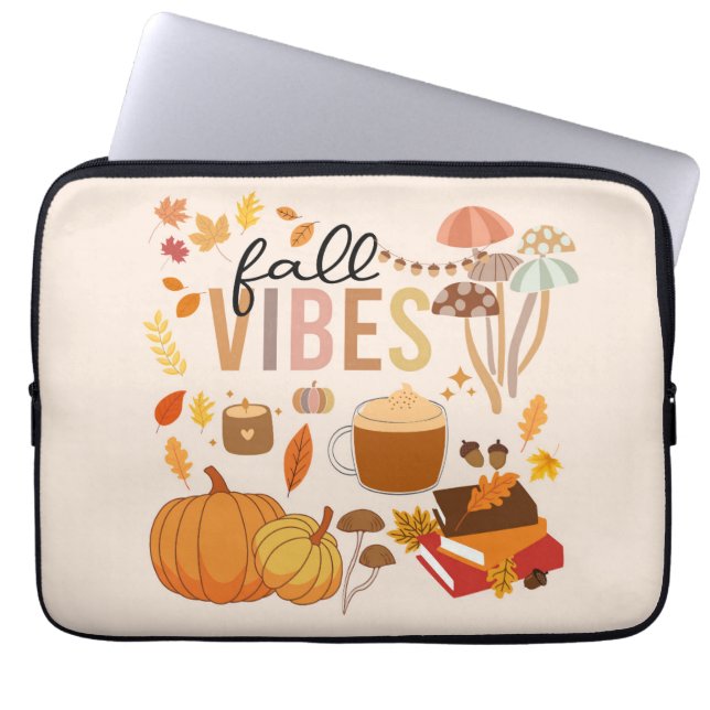 Capa Para Notebook Vibrações de Outono (Frente)