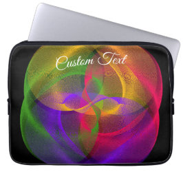 Capa Para Notebook Vibrant Glossy Finish Geometric Laptop Case