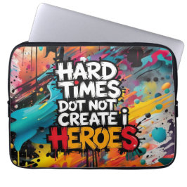 Capa Para Notebook Vibrant Gradient Typographical Create Heroes 