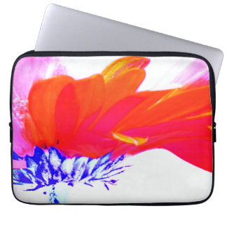 Capa Para Notebook Vibrant Multicolor Pop Art Daisy Floral Abstract