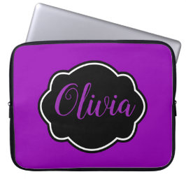Capa Para Notebook Vibrante, Bold Fuchsia Purple Personalizado