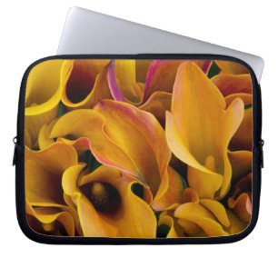 Capa Para Notebook Vibrantes copos-de-leite coloridos no