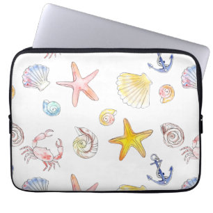 Capa Para Notebook Vida e Ancoras Marinhas