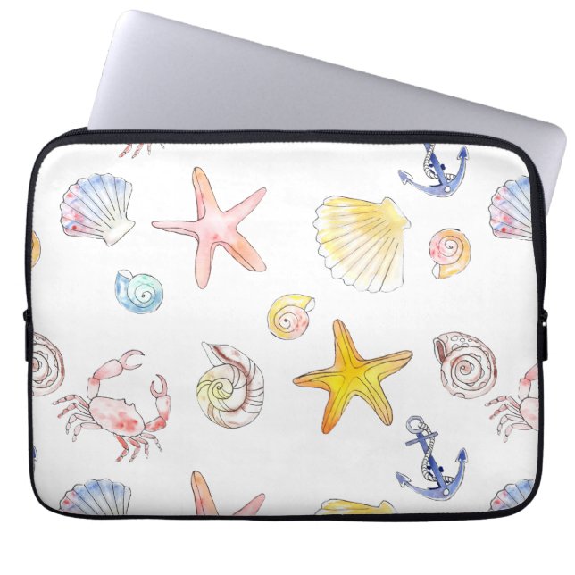 Capa Para Notebook Vida e Ancoras Marinhas (Frente)