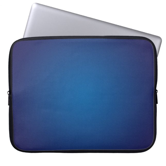 Capa Para Notebook Vigneta Granulada Azul Escuro Profundo (Frente)