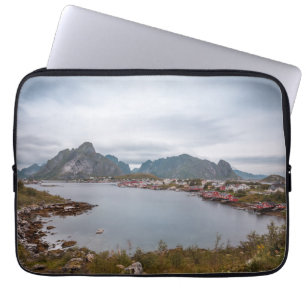 Capa Para Notebook Vila de Pesca Reine, Ilhas Lofoten