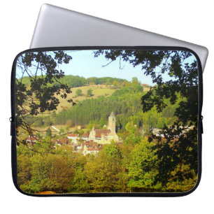 Capa Para Notebook Vila medieval da bolsa de laptop de Plazac