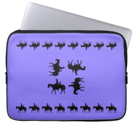 Capa Para Notebook Vinca Ocidental - Silhuetas a Cavalo