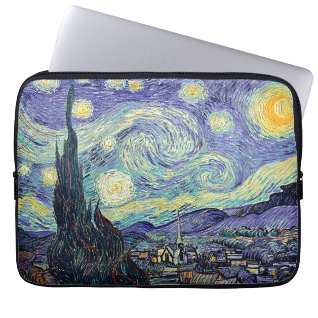 Capa Para Notebook Vincent Van Gogh. A Noite Estrelada (Frente)