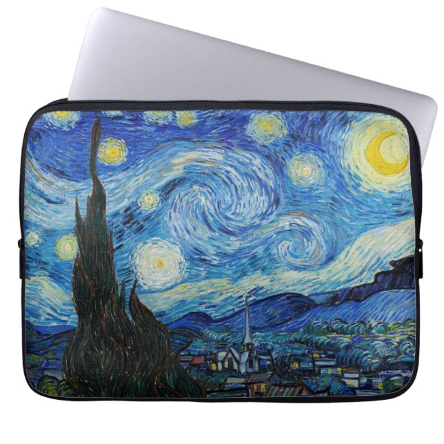 Capa Para Notebook Vincent Van Gogh é a Noite Estrelada (Frente)