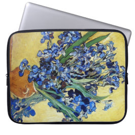 Capa Para Notebook Vincent van Gogh, irises azuis