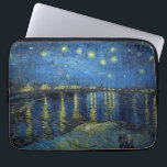 Capa Para Notebook Vincent van Gogh - Noite Estrelada sobre o Ródano<br><div class="desc">Noite de Starry sobre o Rhone/Nuit etoilee sur le Rhone - Vincent van Gogh,  Oil on Canvas,  1888,  Arles</div>