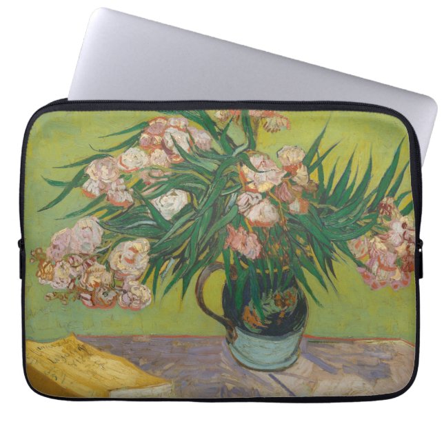 Capa Para Notebook Vincent Van Gogh Oleander pintura em flor (Frente)