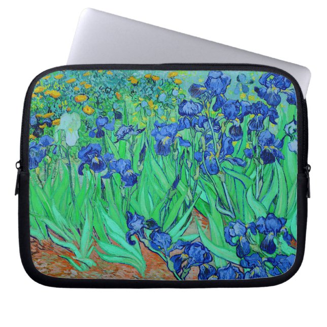 Capa Para Notebook vincent van gogh púrpura irises (Frente)