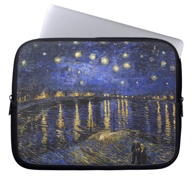 Capa Para Notebook Vincent Van Gogh Starry Night Sobre O Ródano (Frente)