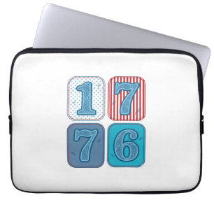 Capa Para Notebook Vintage 1776 Remendo Patriótico