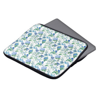 Capa Para Notebook Vintage Blue Flowers Notebook