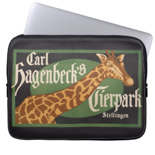 Capa Para Notebook Vintage Carl Hagenbeck's Tierpark Circus Poster